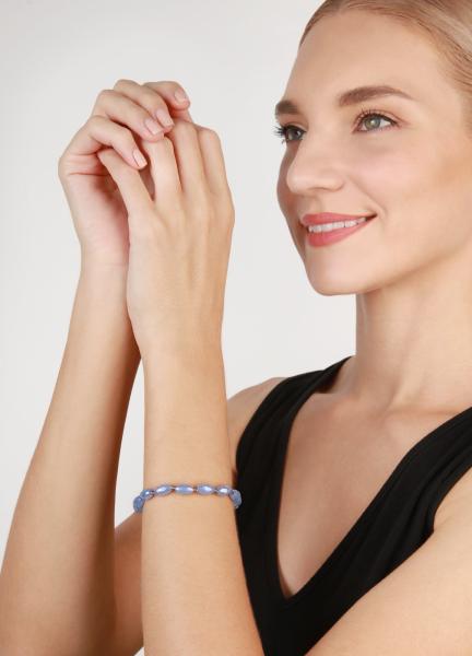 blue - Petit Glamour d'Afrique - Konplott bracelet